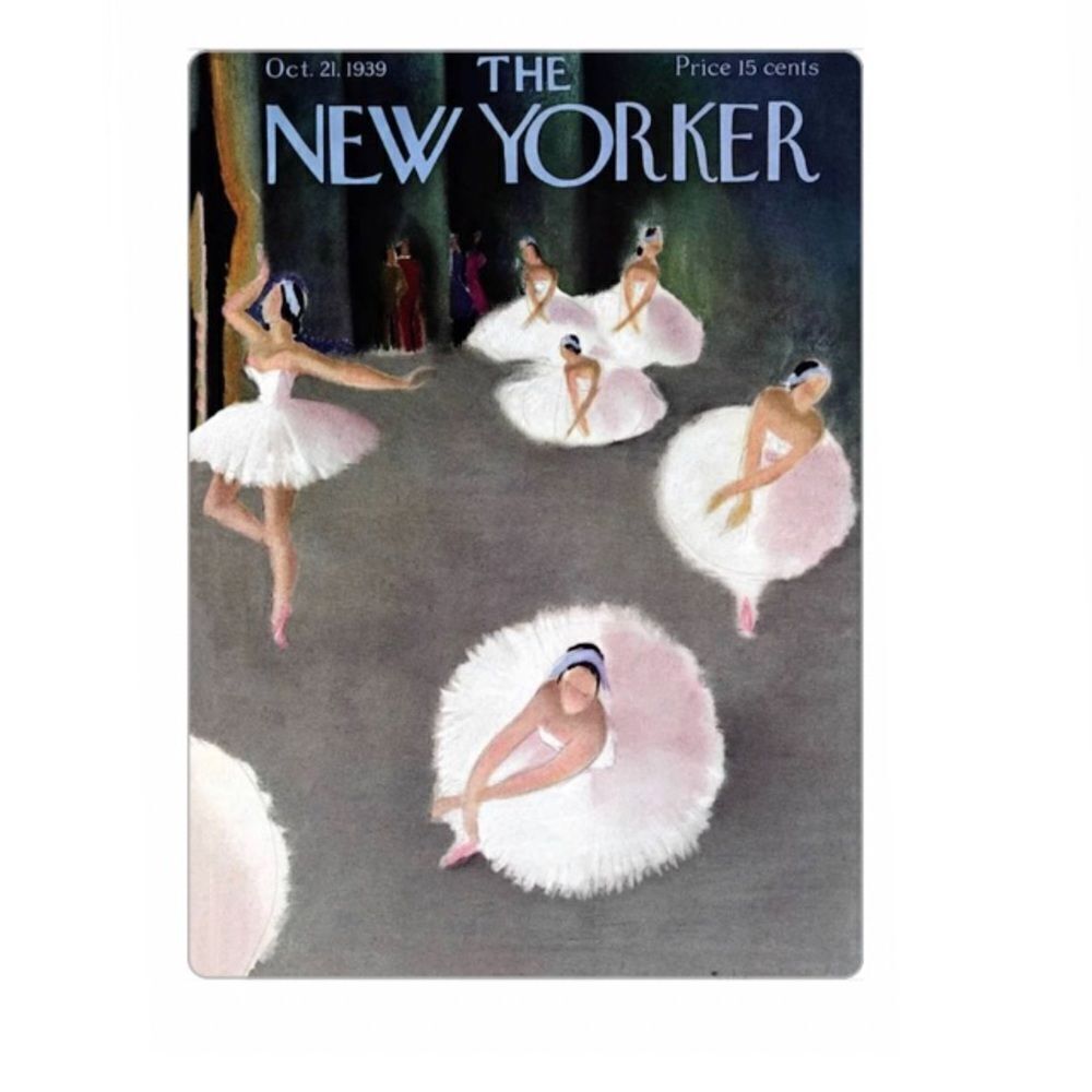 Vintage New Yorker Magazine 1939 Ballerinas